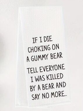 18x26 Inch Funny Kitchen Towel NIP